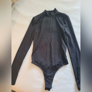 SWS mock neck bodysuit with long sleeves. Size small.